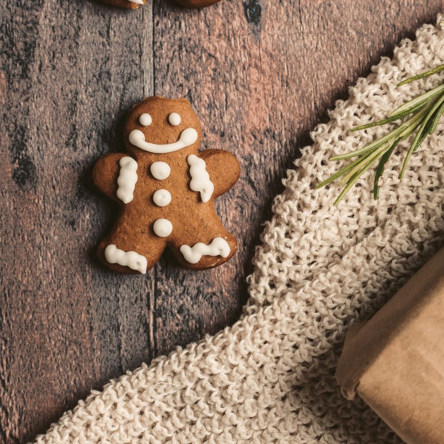banchetto di yule omino di pan di zenzero