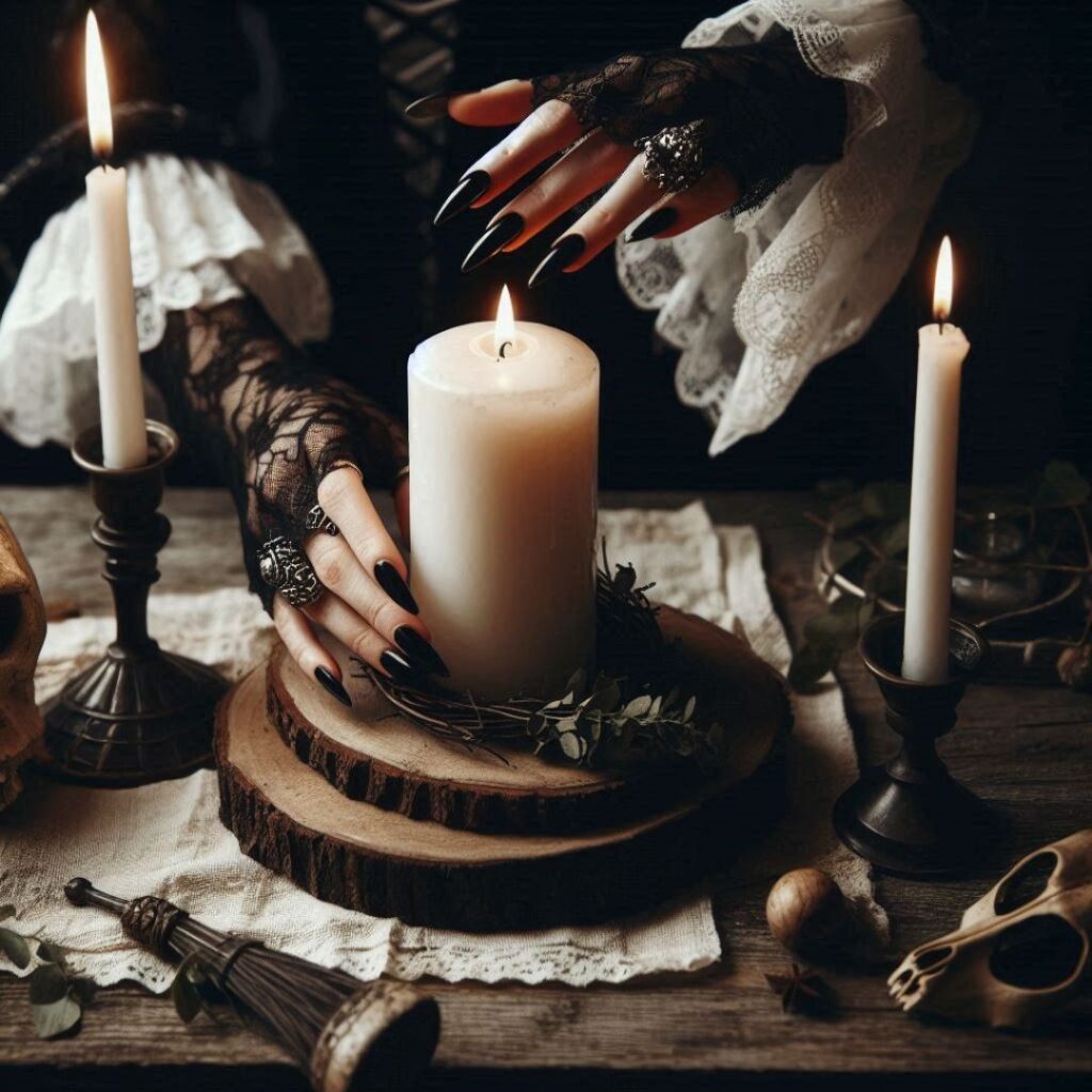 divinazione con le candele strega