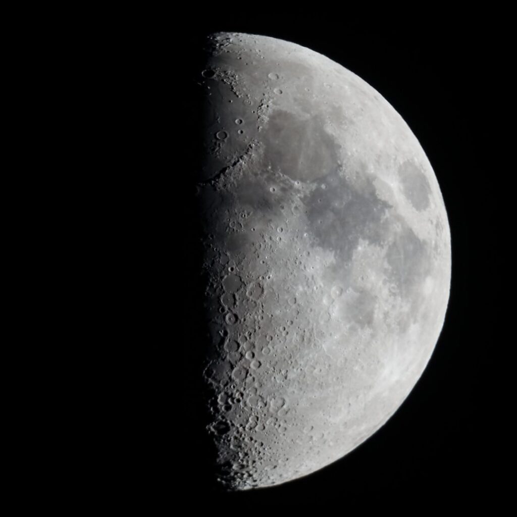 fase lunare primo quarto