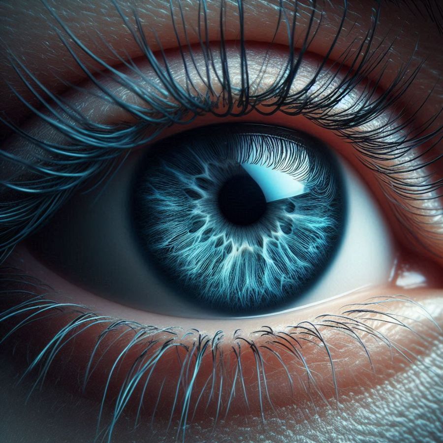 il potere del colore degli occhi azzurri