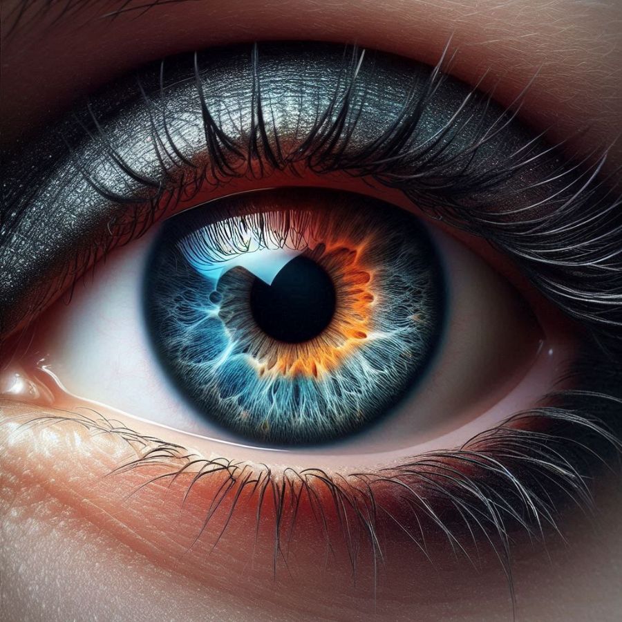 il potere del colore degli occhi con eterocromia