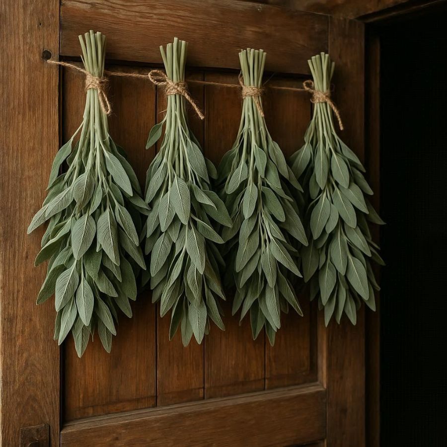 essiccazione mazzetti salvia