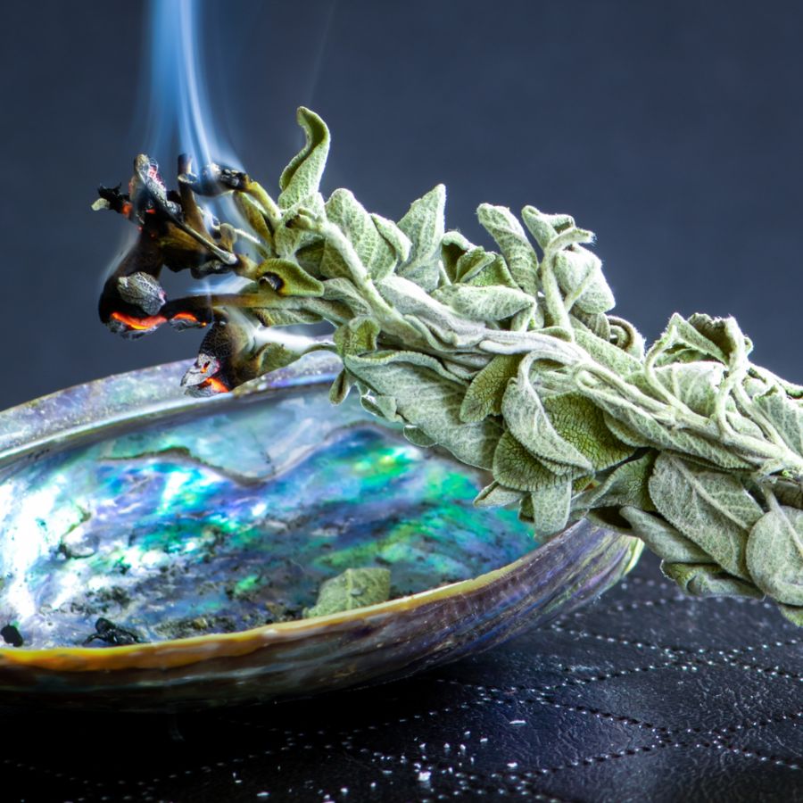 salvia smudging